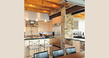 08RM Stone and Steel House dining room 1