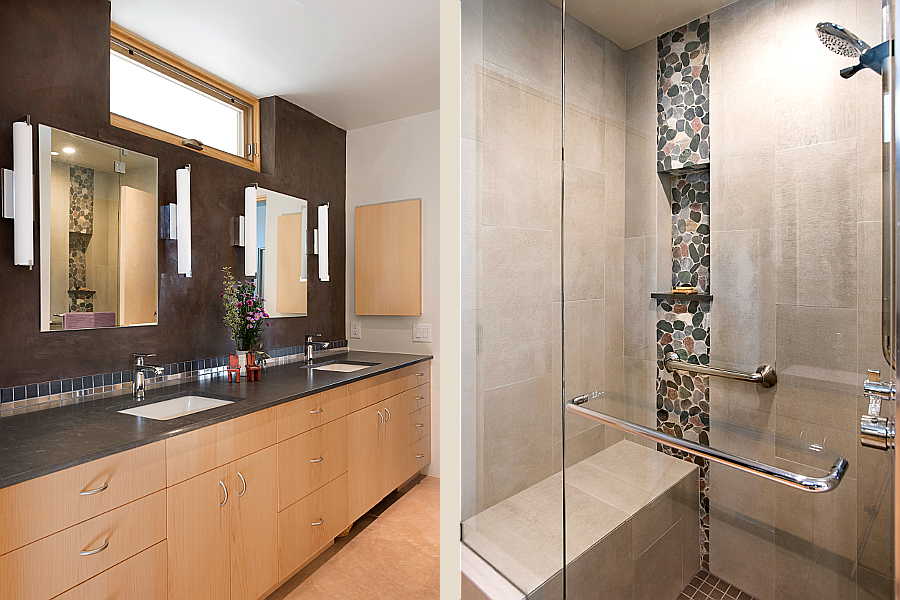 05RM Passive Solar Home vanities-shower 1