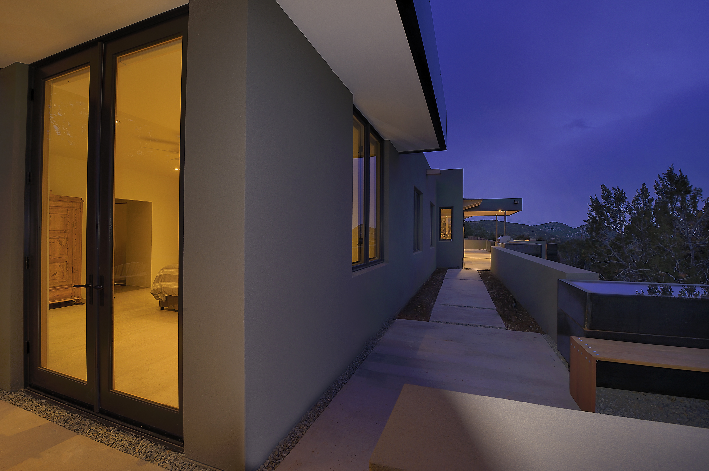 Private Outdoor Space off the Bedroom